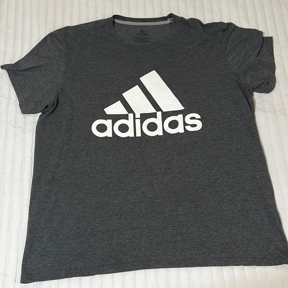 Adidas dark grey shirt